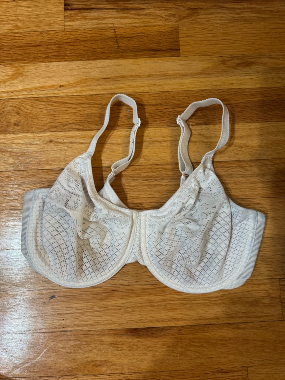 Wacoal Sheer Lace Underwire Bra - Cream
